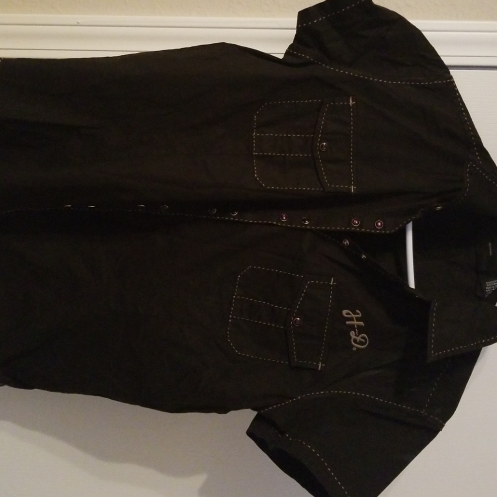 HARLEY-DAVIDSON snap button up shirt